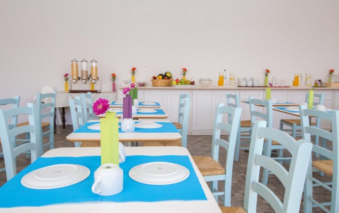 Het restaurant van Hotel Iliada Santorini