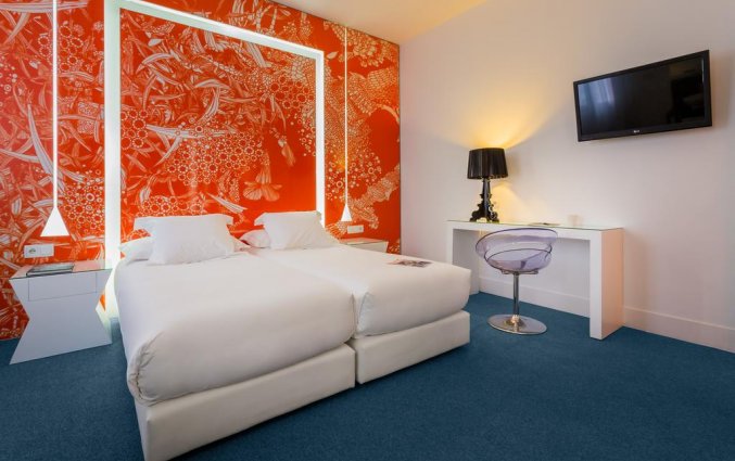 Tweepersoonskamer van Hotel Room Mate Mario in Madrid