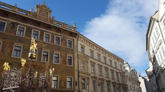 Hotel Rott Vooraanzicht kerstmarkt Praag