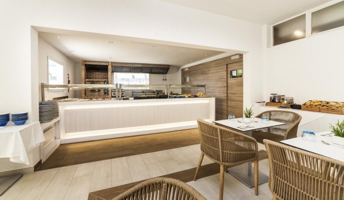 Restaurant van Hotel Globales Mediterrani op Menorca