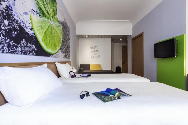 Tweepersoonskamer van Hotel Ibis Styles Napoli Garibaldi stedentrip Napels