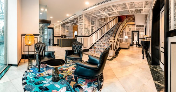Lobby van Hotel SH Ingles Boutique in Valencia