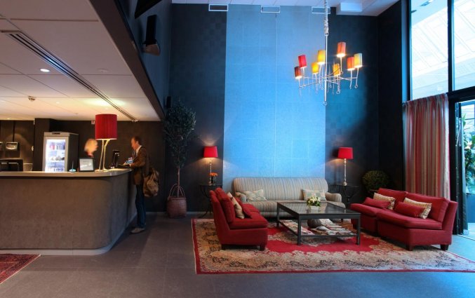 Lobby van Appartementen Biz Gardet in Stockholm