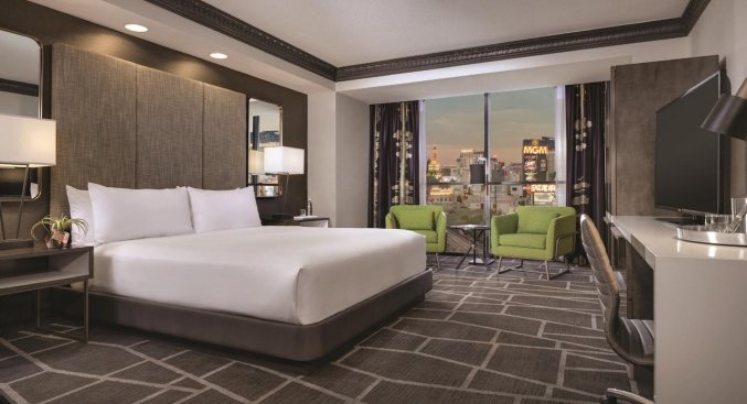 Tweepersoonskamer van hotel Luxor en Casino