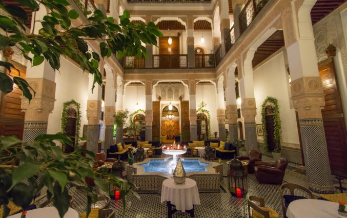 Binnentuin van Riad Myra in Fez