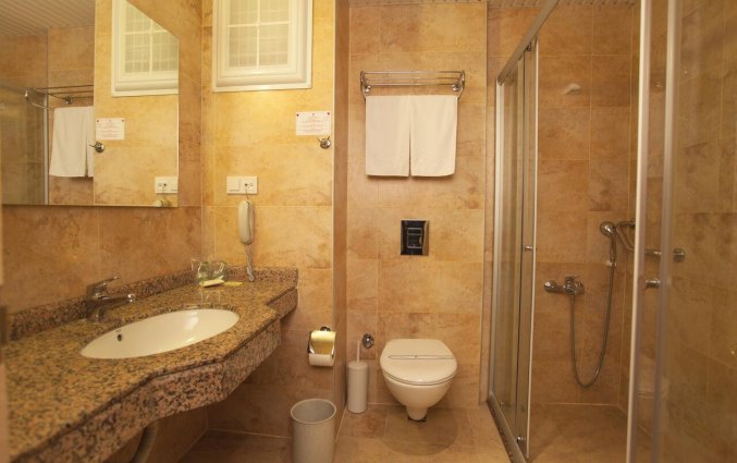 Badkamer van Hotel Gardenia in Alanya