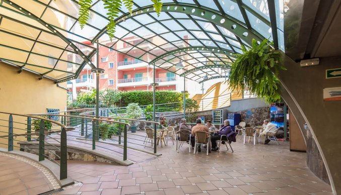 Terras van Studio's Pez Azul op Tenerife