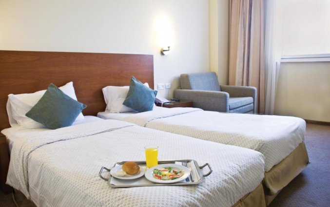 Tweepersoonskamer van Hotel Grand Beach Tel Aviv