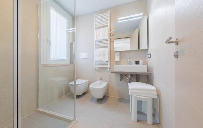 Badkamer van Quality Hotel Delfino Venezia Mestre Venetië