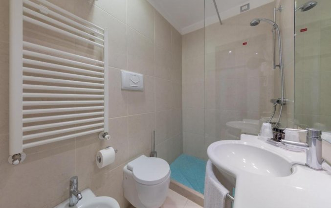 Badkamer van Quality Hotel Delfino Venezia Mestre Venetië