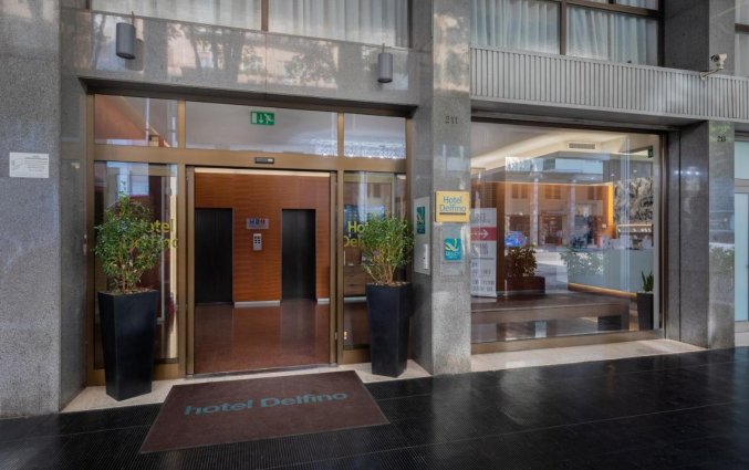 Ingang van Quality Hotel Delfino Venezia Mestre Venetië