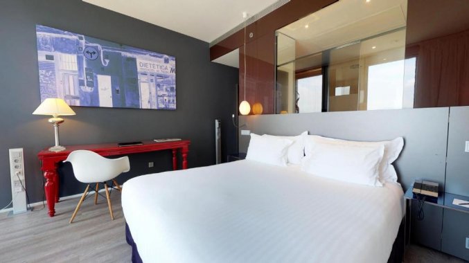Tweepersoonskamer van Melia Barcelona Sky Barcelona