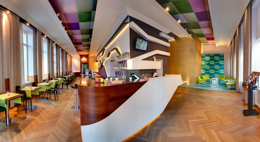 Lobby en receptie van hotel Donauwalzer Wenen