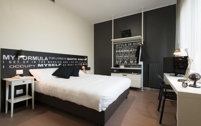 Tweepersoonskamer van Hotel Ornato in Milaan