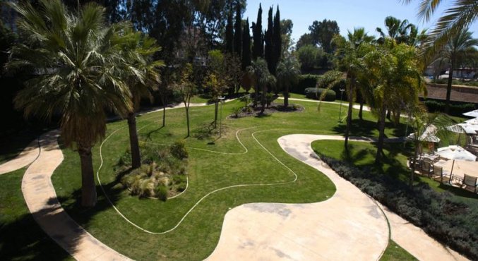Tuin Hotel Silken Al Andalus
