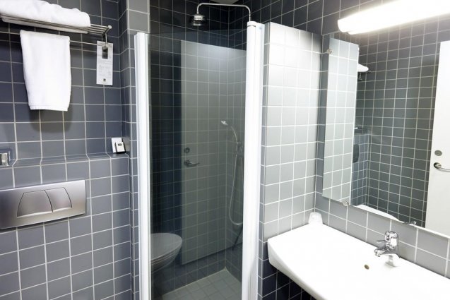Badkamer Hotel Reykjavik Centrum