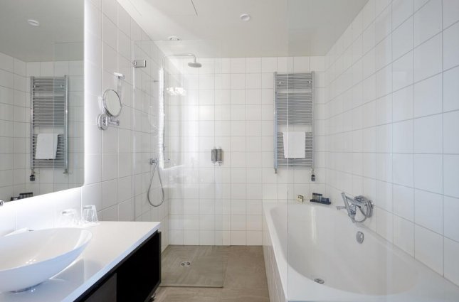 Badkamer Fosshotel Reykjavik
