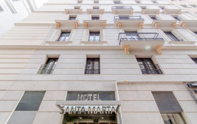Gevel van Hotel Santa Marta