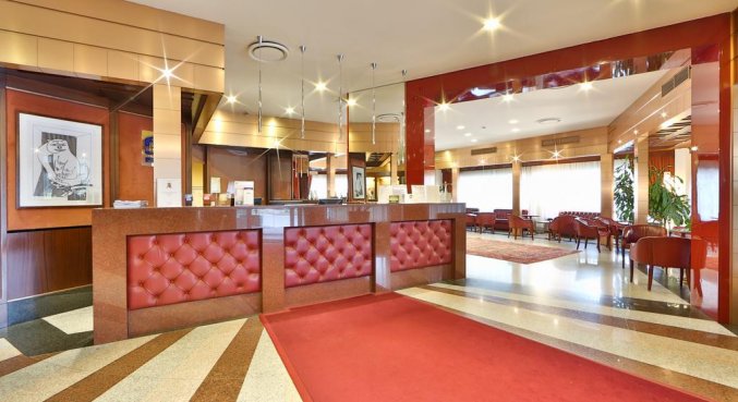 Receptie van Hotel Best Western Antares Concorde in Milaan